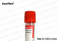 Tubi per la raccolta di campioni di sangue Medici a vuoto Cappuccio rosso Volume 2 ml-10 ml