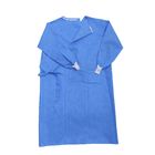 Abito isolante chirurgo blu impermeabile, SMS PP PE Disposable Hazmat suit