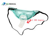 Maschera per nebulizzatori di tracheotomia PE senza odore, maschera venturica a 360 rotazioni per trach.
