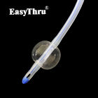 400 mm di lunghezza Catetere di silicone Foley per drenaggio delle urine con Tiemann Open Round Tip 2 Way 3 Way Ureteral